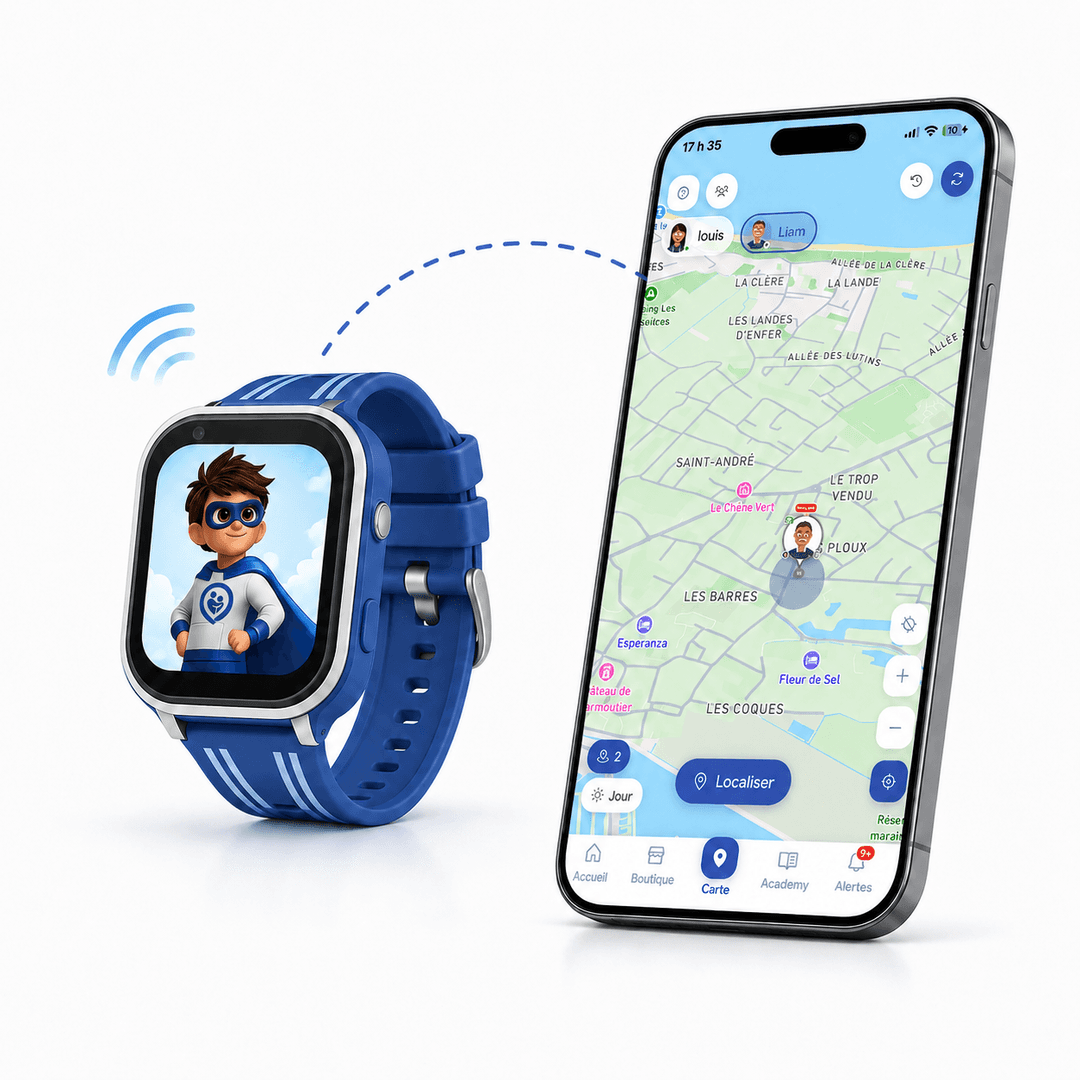 Montre GPS et application mobile